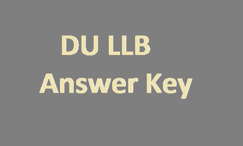 DU LLB Answer Key 1