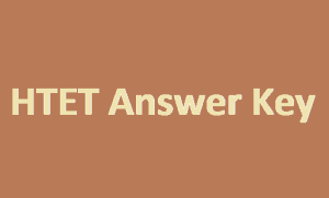 HTET Answer Key 1