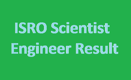 ISRO Scientist Engineer Result