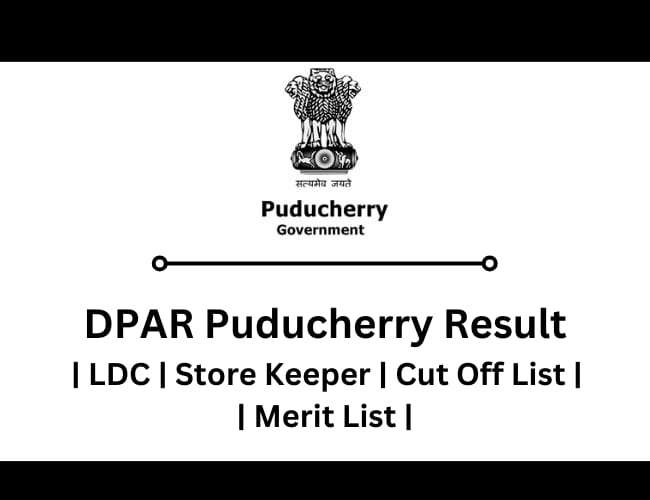 DPAR Puducherry Result