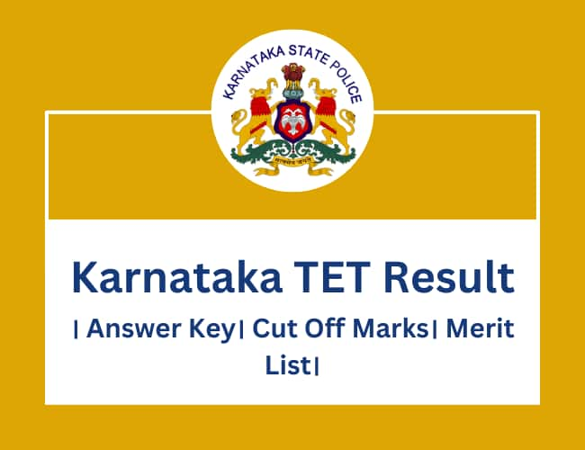 Karnataka TET Result 1