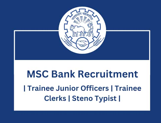 MSC Bank Recruitment