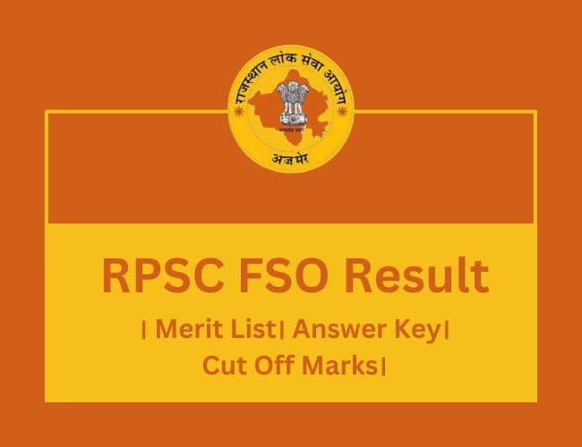 RPSC FSO Result