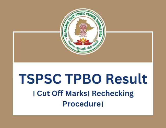 TSPSC TPBO Result