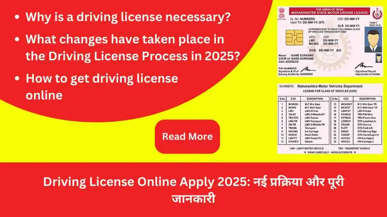 Driving License Online Apply 2025 New process and complete information