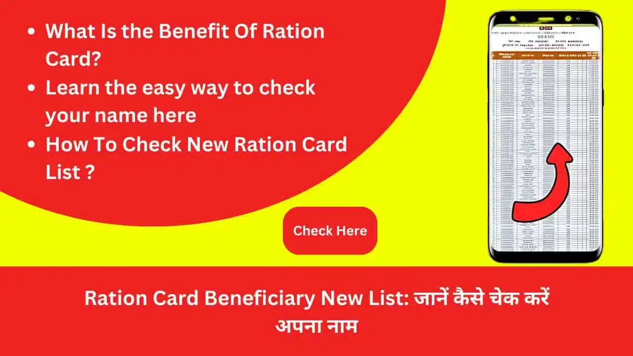 Ration Card Beneficiary New List Know how to check your name 1