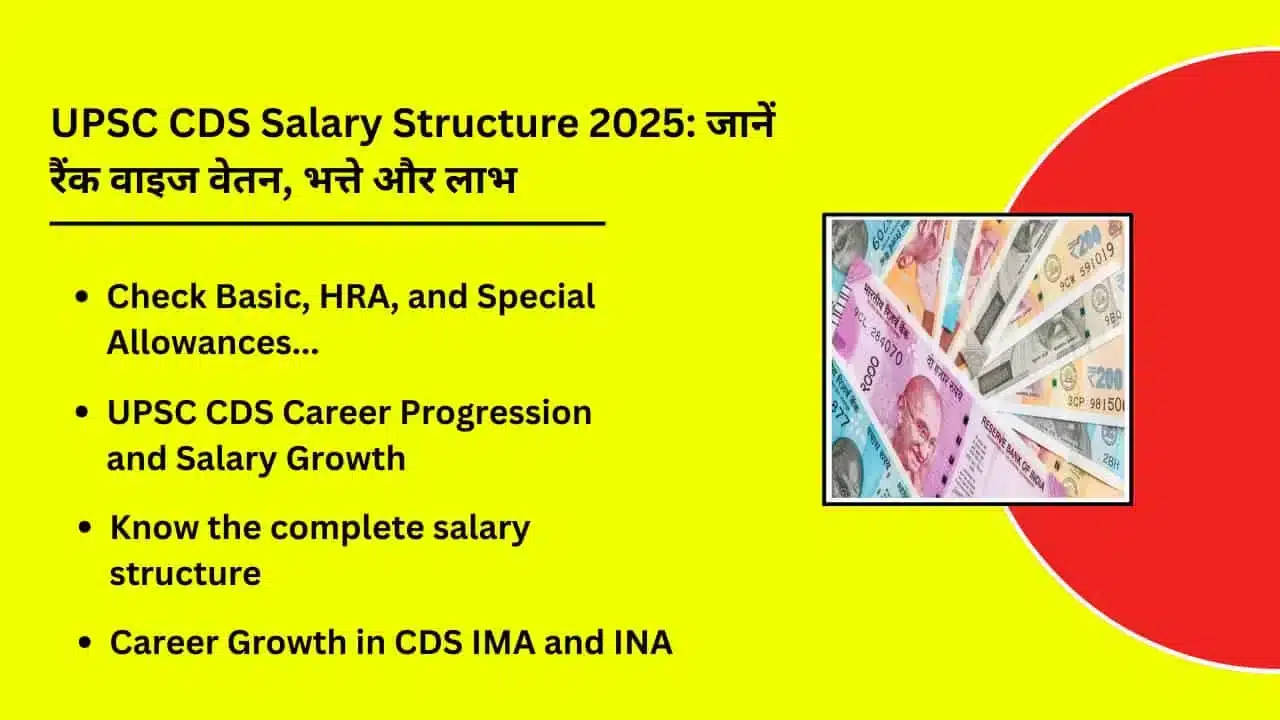 UPSC CDS Salary Structure 2025 Know rank wise salary allowances and benefits